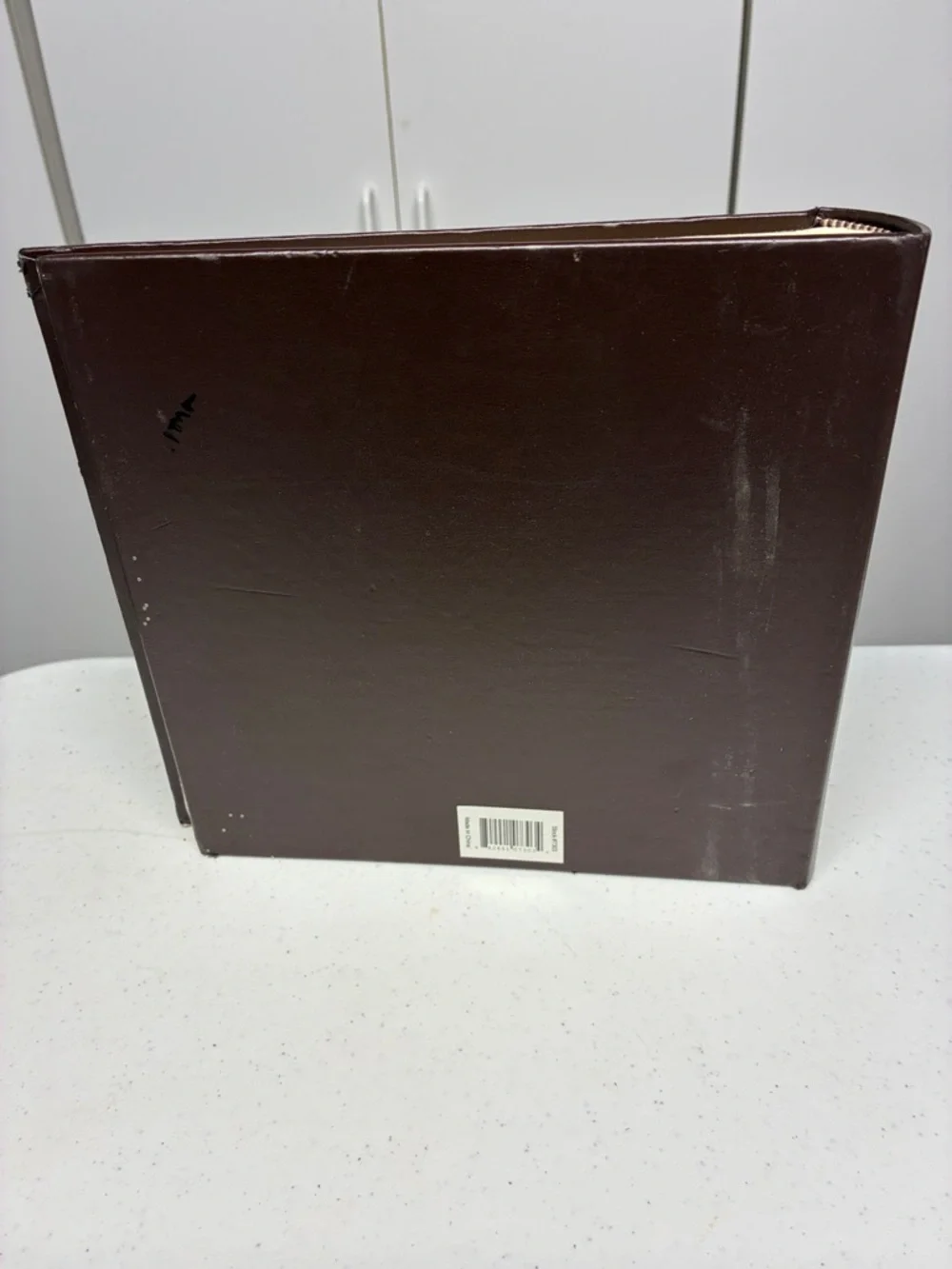 Brown Photo Album with Center Window
